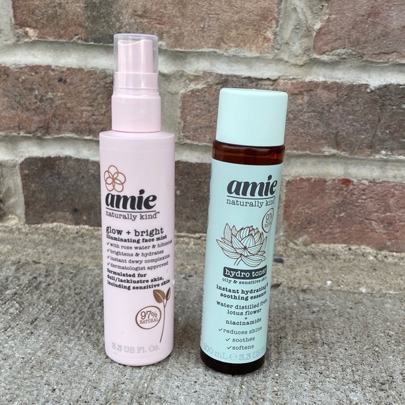 Amie Other - AMIE Glow + Bright Exfoliating Hydrating Lotion Cream Spray Oil NEW